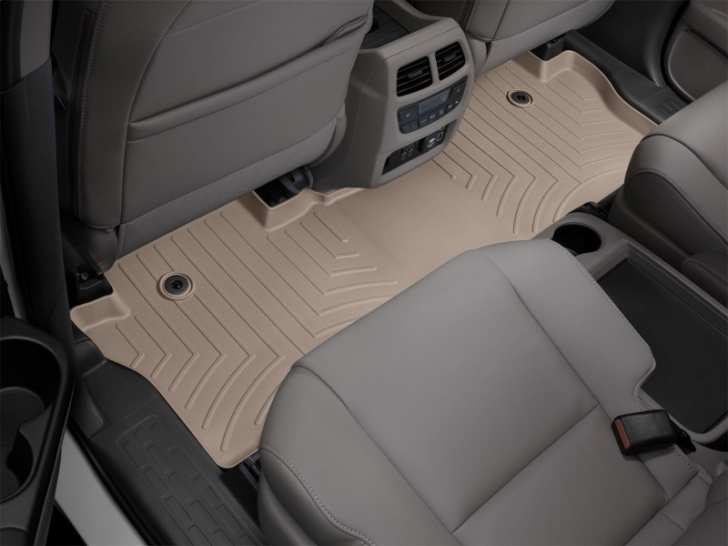 Picture of WeatherTech WT FloorLiner-Rear-Tan Floor Mats - 458395