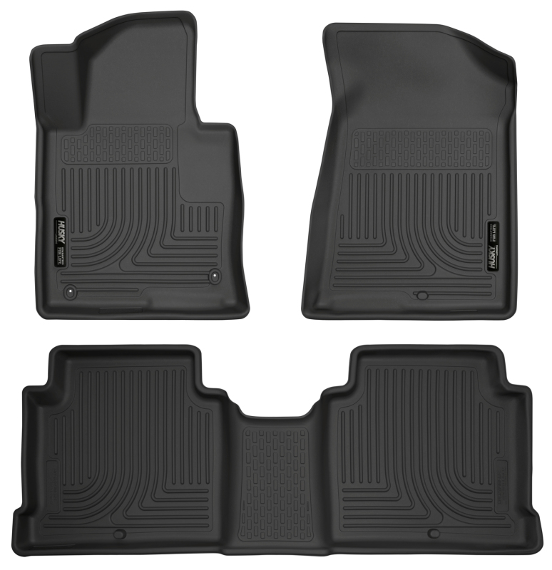 Picture of Husky Liners HL WB-Combo-Black Floor Mats - 96341