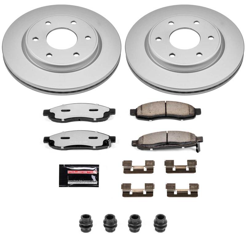 Picture of PowerStop PSB Z36 Coated Truck & Tow Kit Brake Kits - CPK211-36