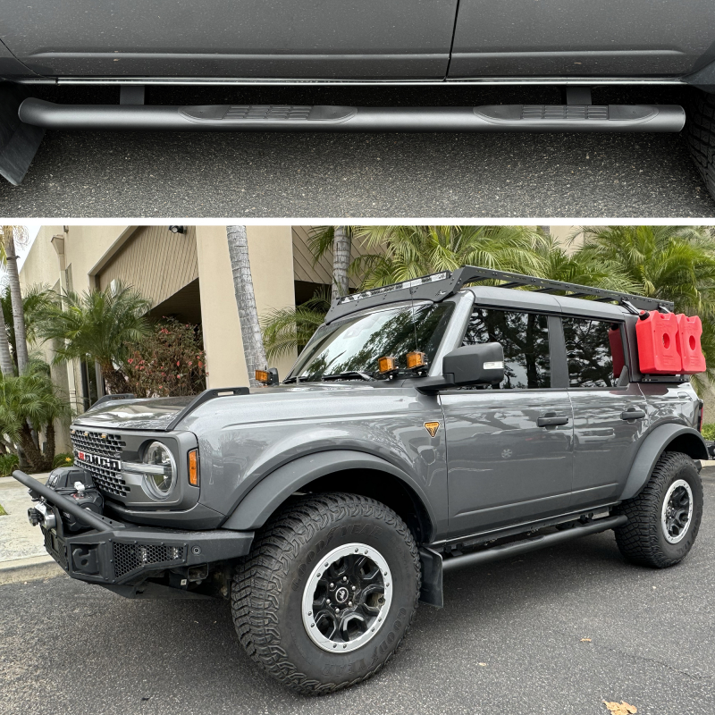 Picture of Go Rhino GOR Steps-4000-Tex Blk Side Steps - 4129T