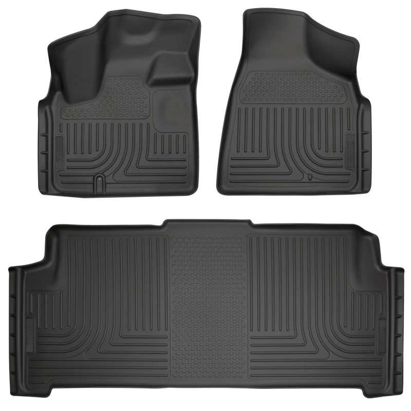 Picture of Husky Liners HL WB-Combo-Black Floor Mats - 93691