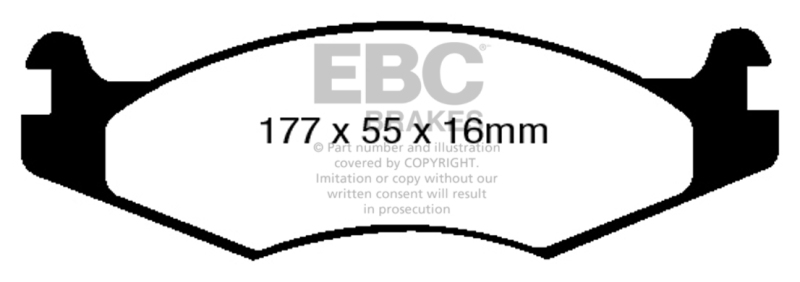 Picture of EBC Greenstuff Brake Pad Sets - DP61785