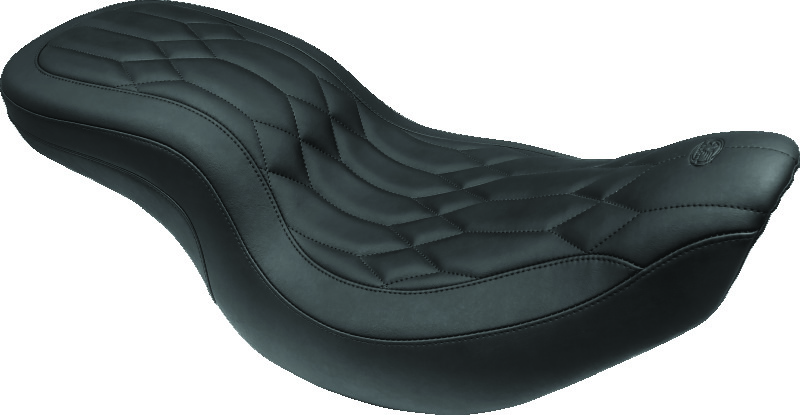 Picture of Mustang Motorcycle MMP 1 Piece Black Pearls One-Piece Motorcycle Seats - 79702