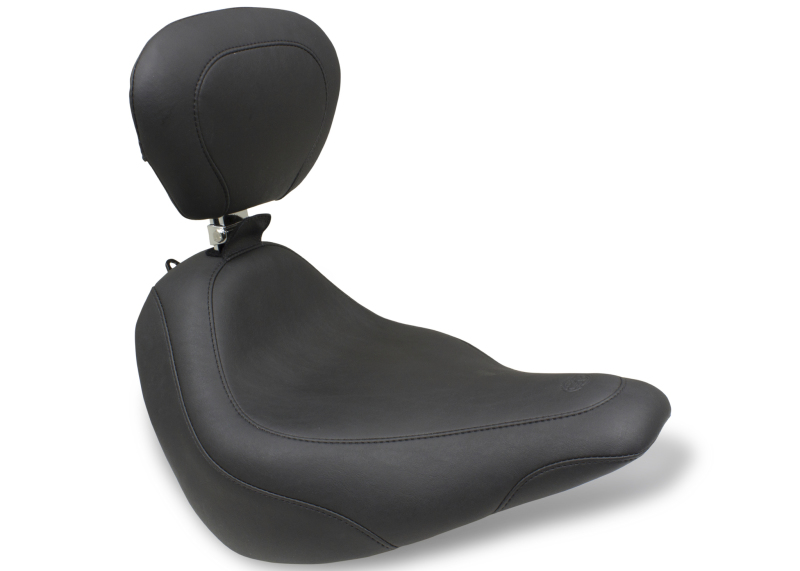 Picture of Mustang Motorcycle MMP Solo with Driver Backrest Original Solo Motorcycle Seats - 79029