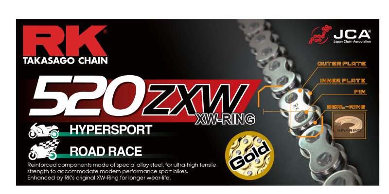 Picture of RK Chain RKC Non Sealed Chain - GG520ZXW-150