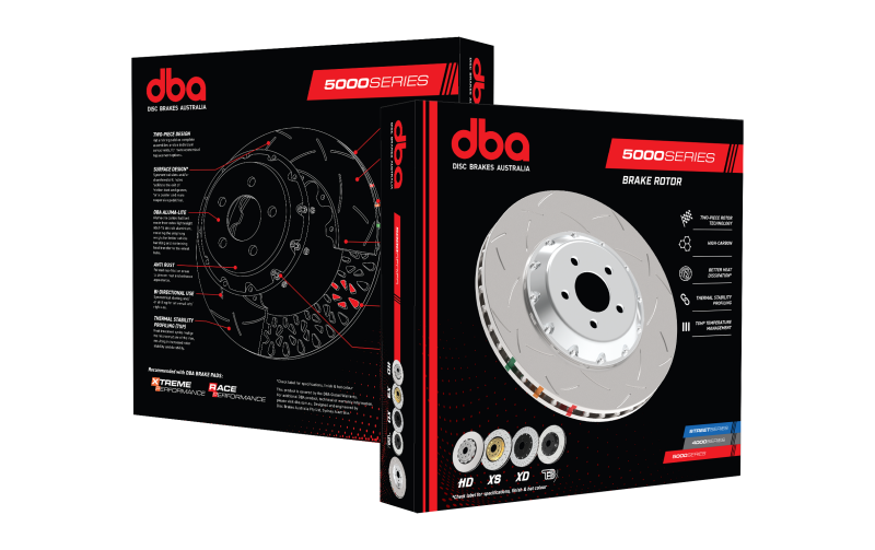 Picture of DBA 5000 Series Slotted Rings Brake Rotors - DBA52808.1V2S
