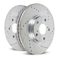 Picture of Power Stop 91-96 Dodge Stealth Rear Evolution Drilled & Slotted Rotors - Pair