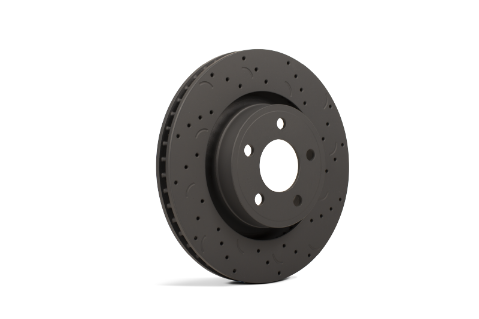 Picture of Hawk Talon 1991 Dodge Stealth FWD Drilled and Slotted Front Brake Rotor Set