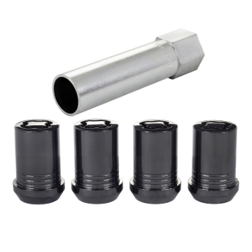 Picture of McGard Wheel Lock Nut Set - 4pk- Tuner - Cone Seat M12X1-5 - 13-16 Hex - 1-24in- Length - Black