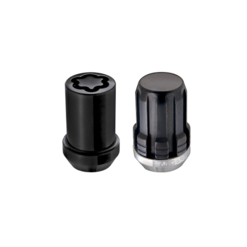 Picture of McGard SplineDrive Tuner 5 Lug Install Kit w-Locks & Tool Cone M12X1-5 - 13-16 Hex - Blk