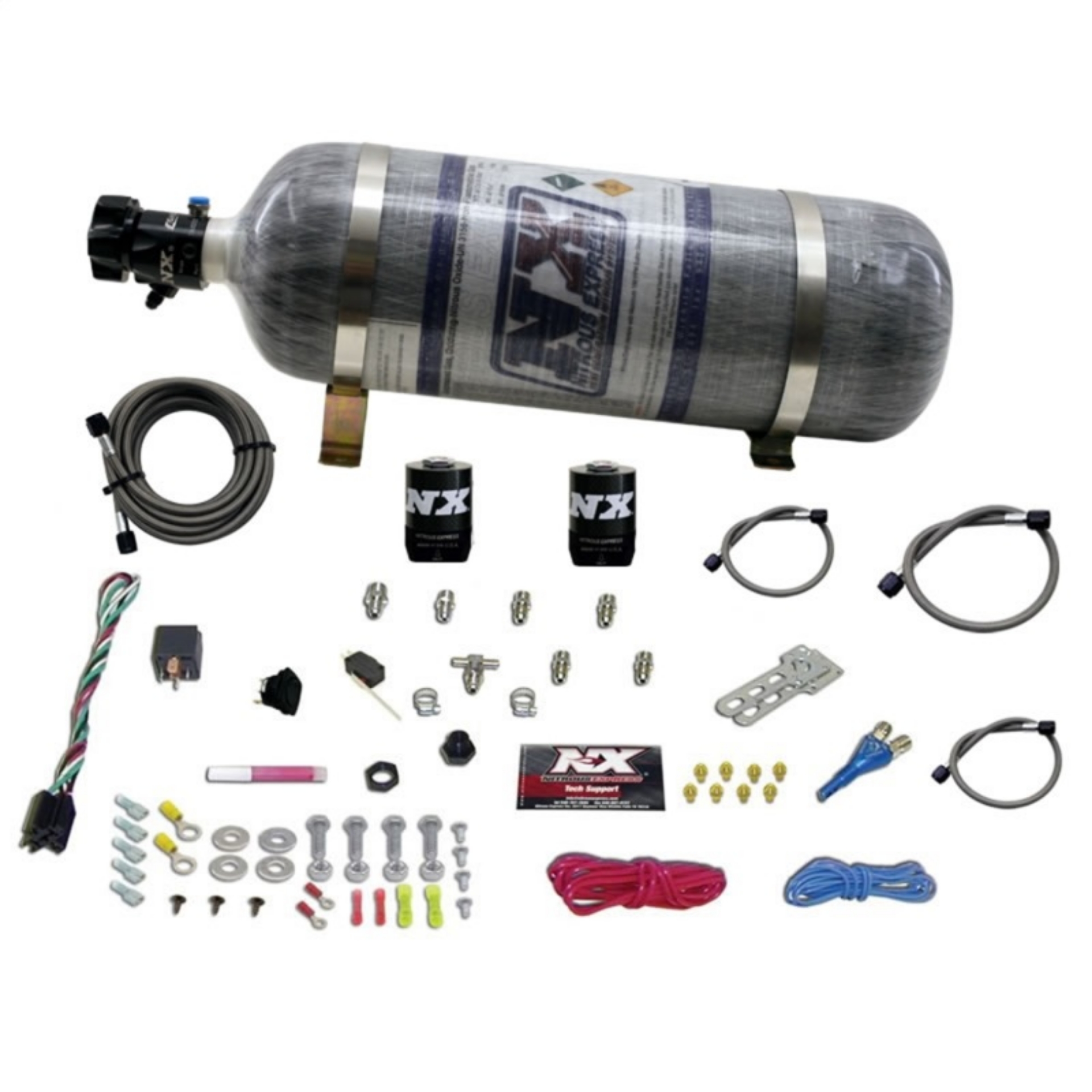 Picture of Nitrous Express All Sport Compact EFI Single Nozzle Nitrous Kit w-Composite Bottle