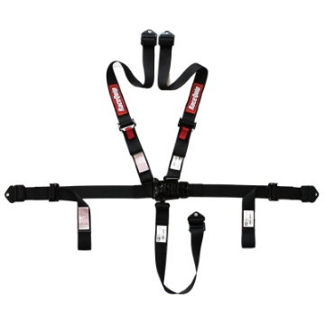 Picture of RaceQuip L&L 16-1 5pt 2in Belt PU Lap Black Hw Black