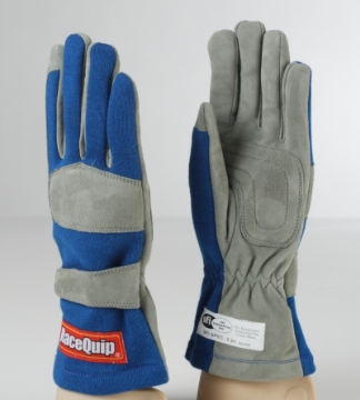 Picture of RaceQuip Blue 1-Layer SFI-1 Glove - XL
