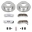Picture of Power Stop 91-96 Dodge Stealth Rear Z26 Street Warrior Brake Kit