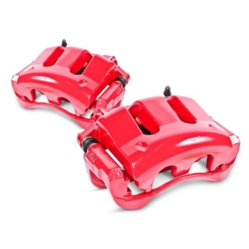 Picture of Power Stop 91-94 Dodge Stealth Rear Red Calipers w-Brackets - Pair