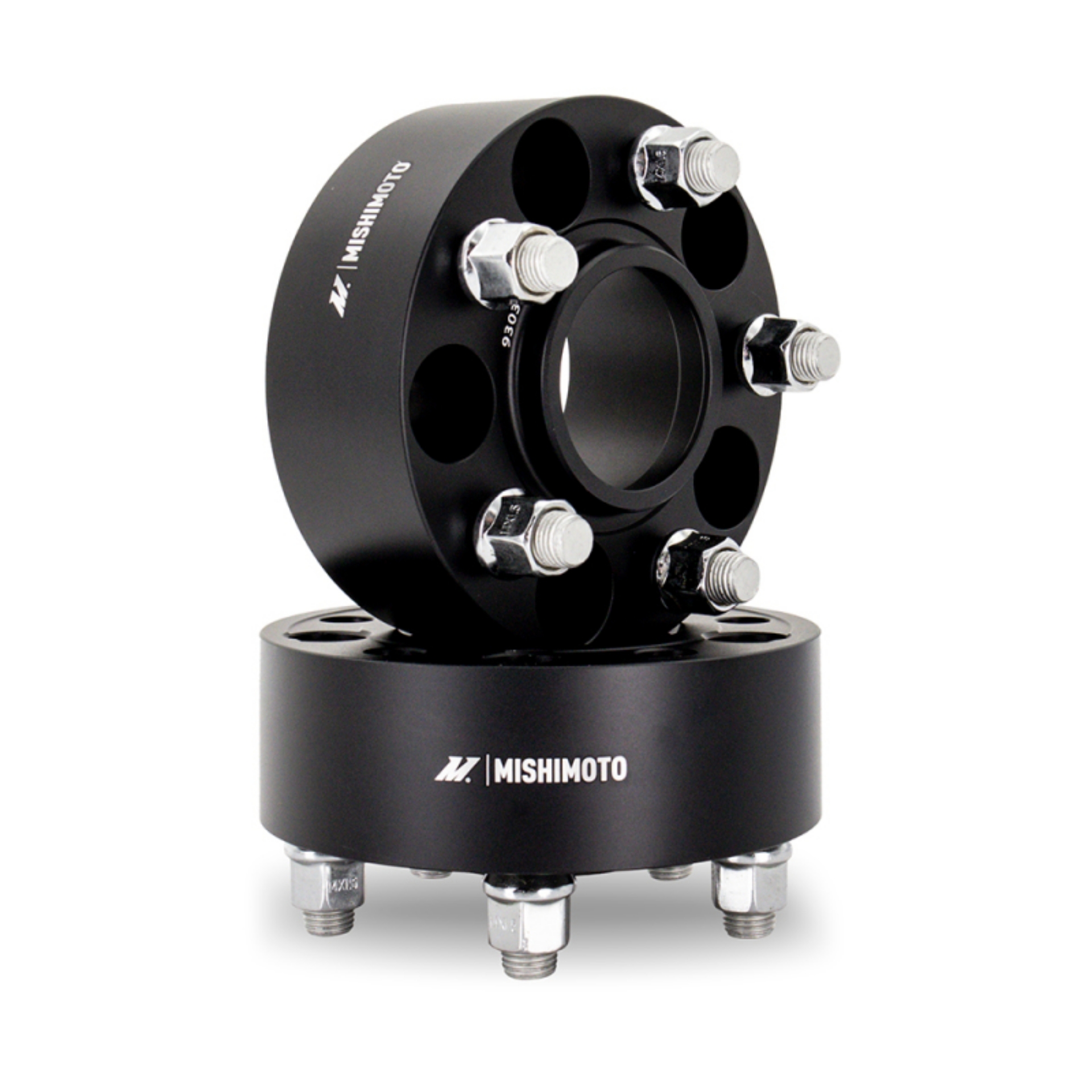 Picture of Mishimoto Wheel Spacers - 5x114-3 - 67-1 - 50 - M12 - Black