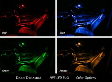 Picture of Diode Dynamics 194 LED Bulb HP3 LED Warm - White Pair