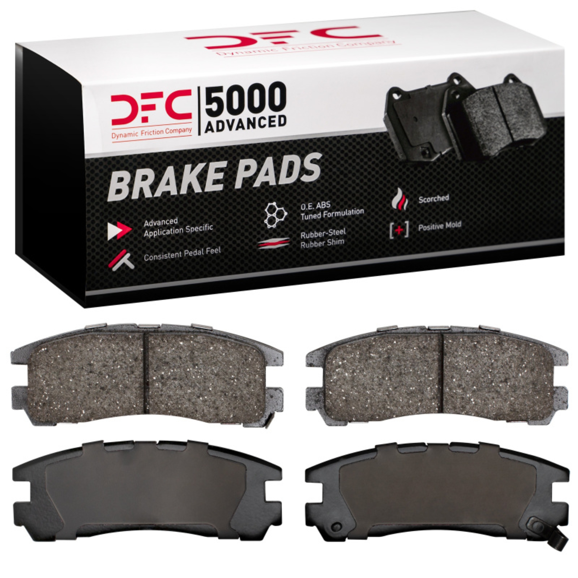 Picture of DFC 88-12 Chrysler Sebring Rear 5000 Advanced Ceramic Brake Pads