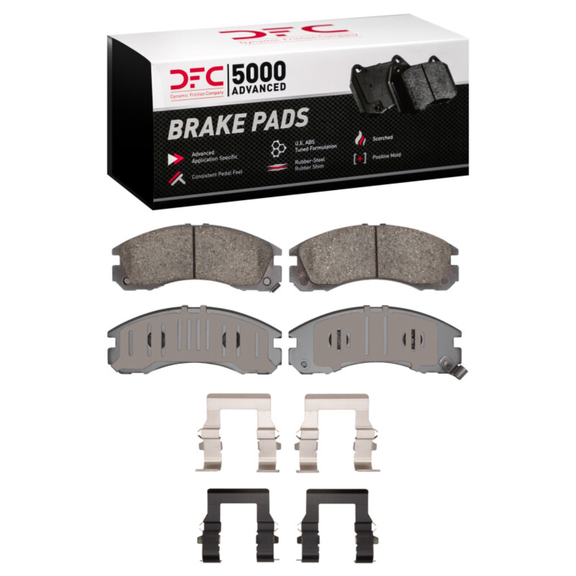 Picture of DFC 90-22 Dodge Stealth Front 5000 Advanced Ceramic Brake Pads and Hardware Kit