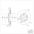 Picture of DFC 91-04 Dodge Stealth Front Brake Rotor