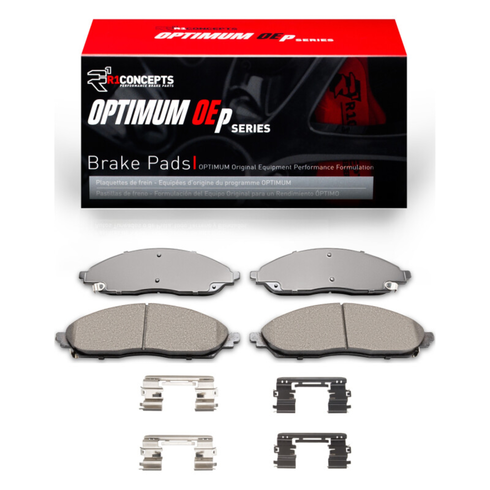 Picture of R1 2020-2025 Chrysler Pacifica Front R1 Optimum OE Pads & Hardware Kit