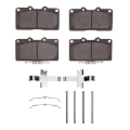 Picture of DFC 91-99 Dodge Stealth Front 4000 HybriDynamic Brake Pads and Hardware Kit
