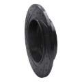 Picture of R1 04-08 Chrysler Pacifica Rear Right Drilled & Slotted Black Brake Rotor