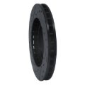 Picture of R1 91-93 Dodge STEALTH Front Right Drilled & Slotted Black Brake Rotor