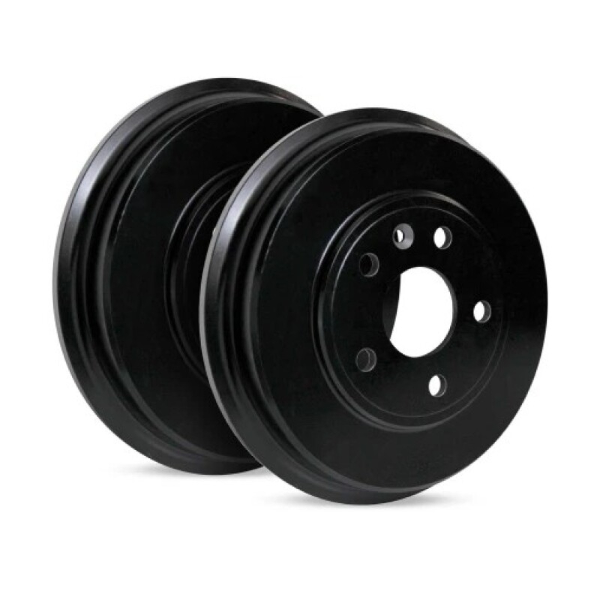Picture of R1 87-92 Winnebago Utility Van Renault Trafic Chassis Front Right Drill & Slot Black Brake Rotor