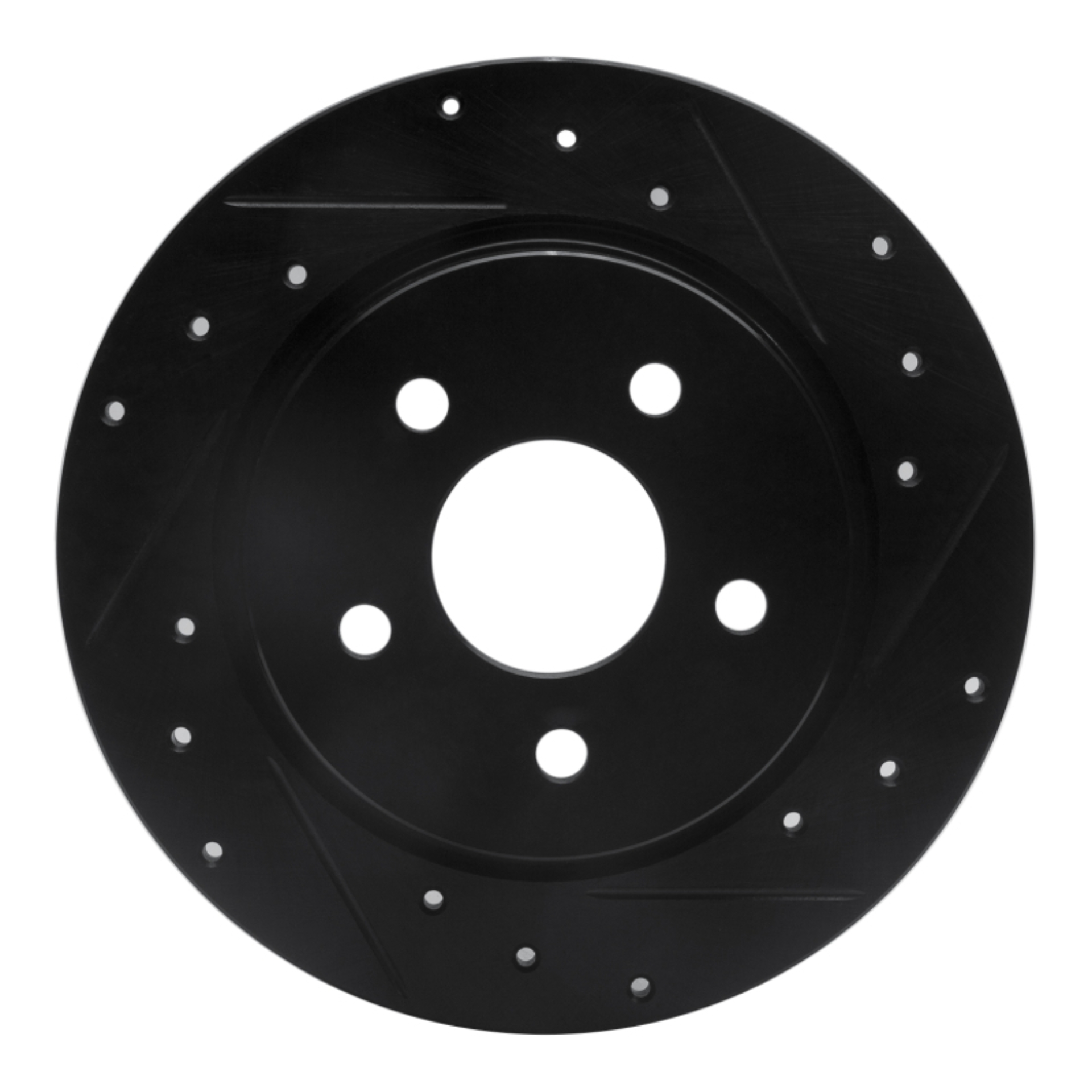 Picture of R1 08-12 Renault TRAFIC (Mexico) Rear Right Drilled & Slotted Black Brake Rotor
