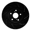 Picture of R1 08-12 Renault TRAFIC (Mexico) Front Left Drilled & Slotted Black Brake Rotor
