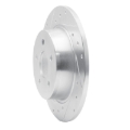 Picture of RNC Brake Rotor - Drill & Slot - R1 08-12 Renault TRAFIC (Mexico) Rear Left Drilled & Slotted Silver Brake Rotor rnc631-92014L