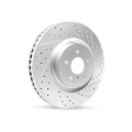 Picture of RNC Geo-Carbon Rotor - Drill & Slot - R1 12-25 Chrysler Pacifica Front Right Drilled & Slotted Geo-Carbon Rotor rnc830-40112R
