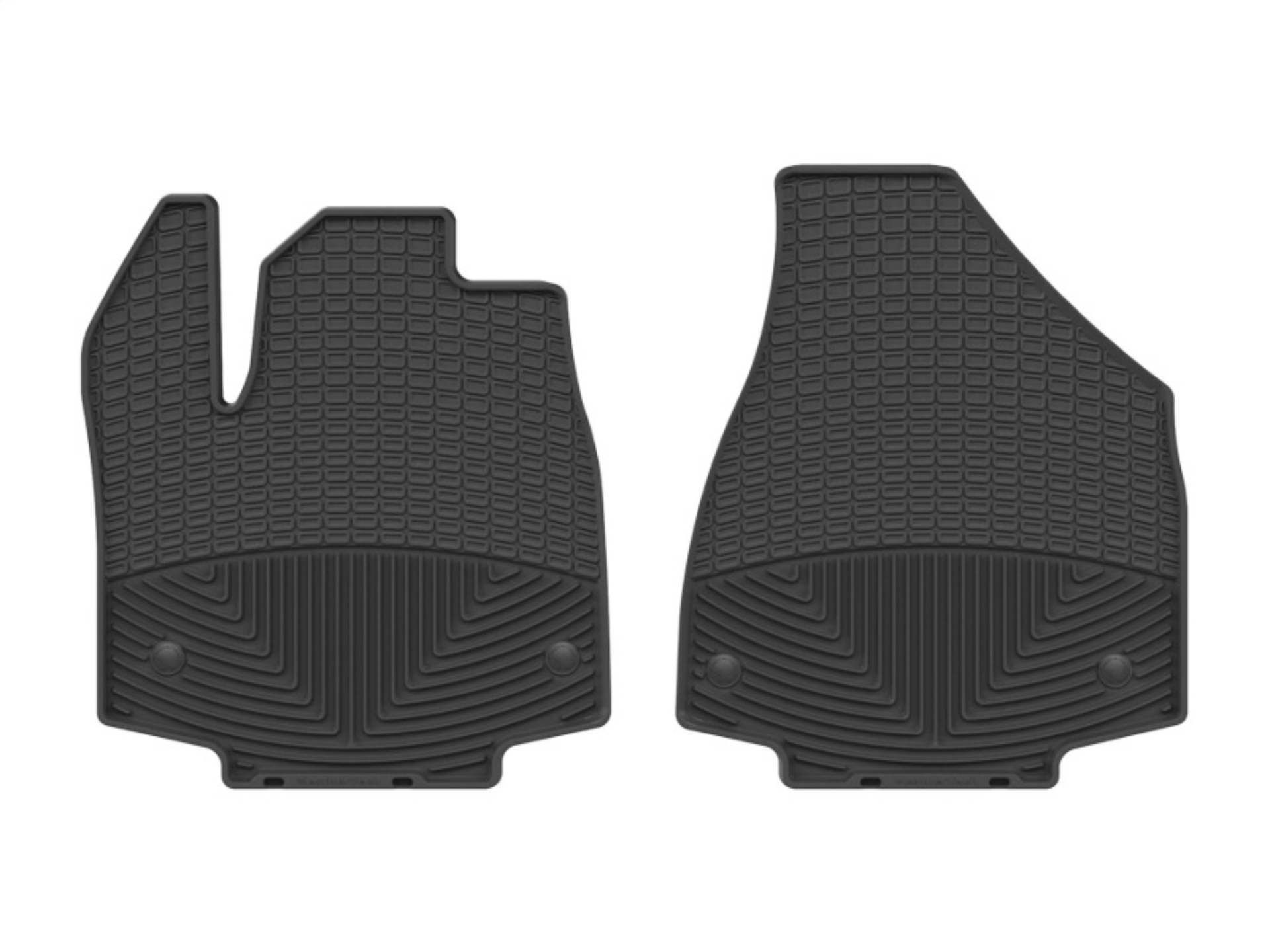 Picture of WeatherTech WT Rubber Mats-Front-Blk Floor Mats - W792