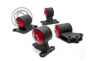 Picture of Innovative 91-99 Mitsubishi 3000GT / GTO 6G72 Black Steel Mounts 95A Bushings