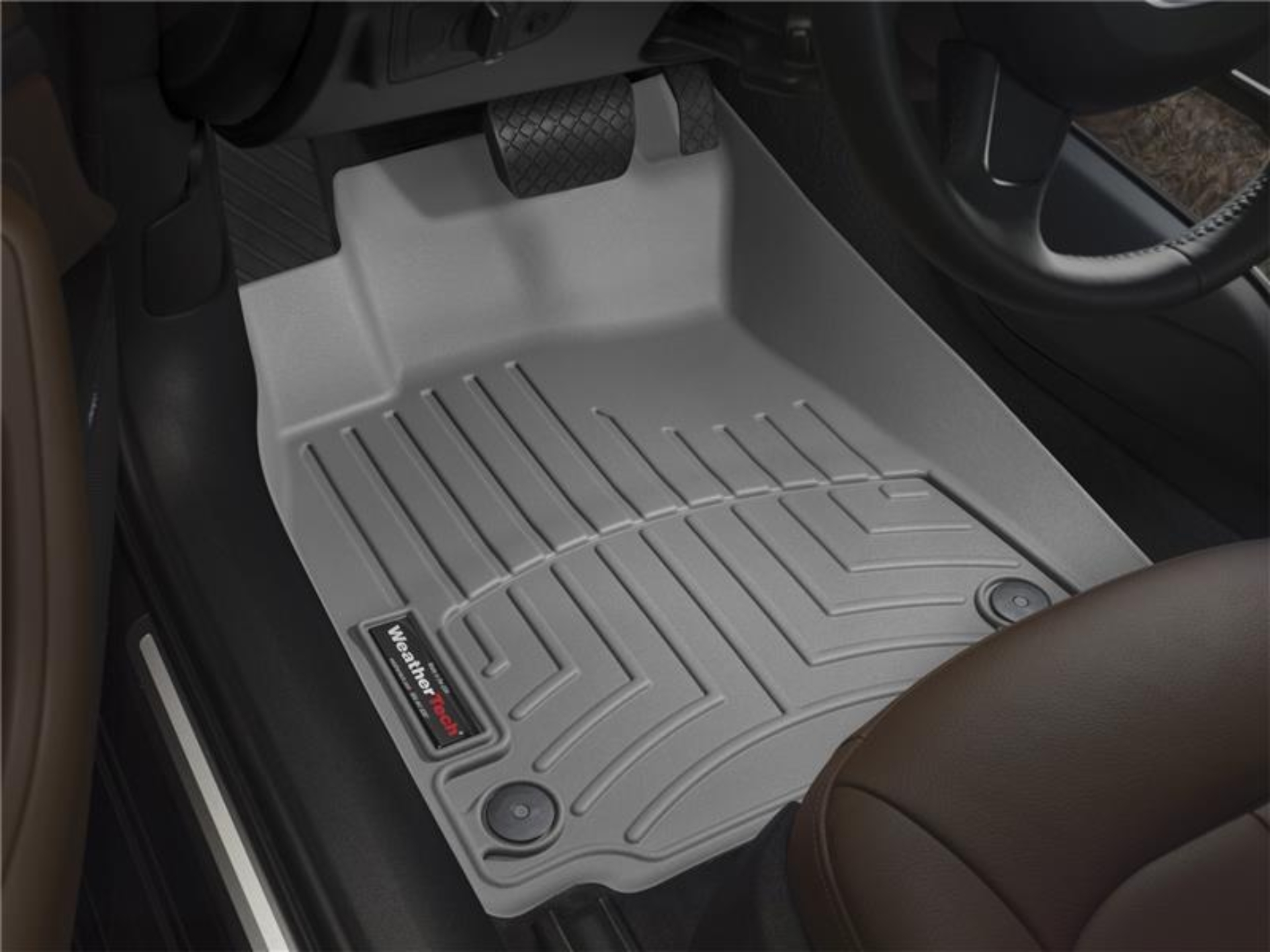 Picture of WeatherTech 04-08 Chrysler Pacifica Front and Rear Floorliners - Grey