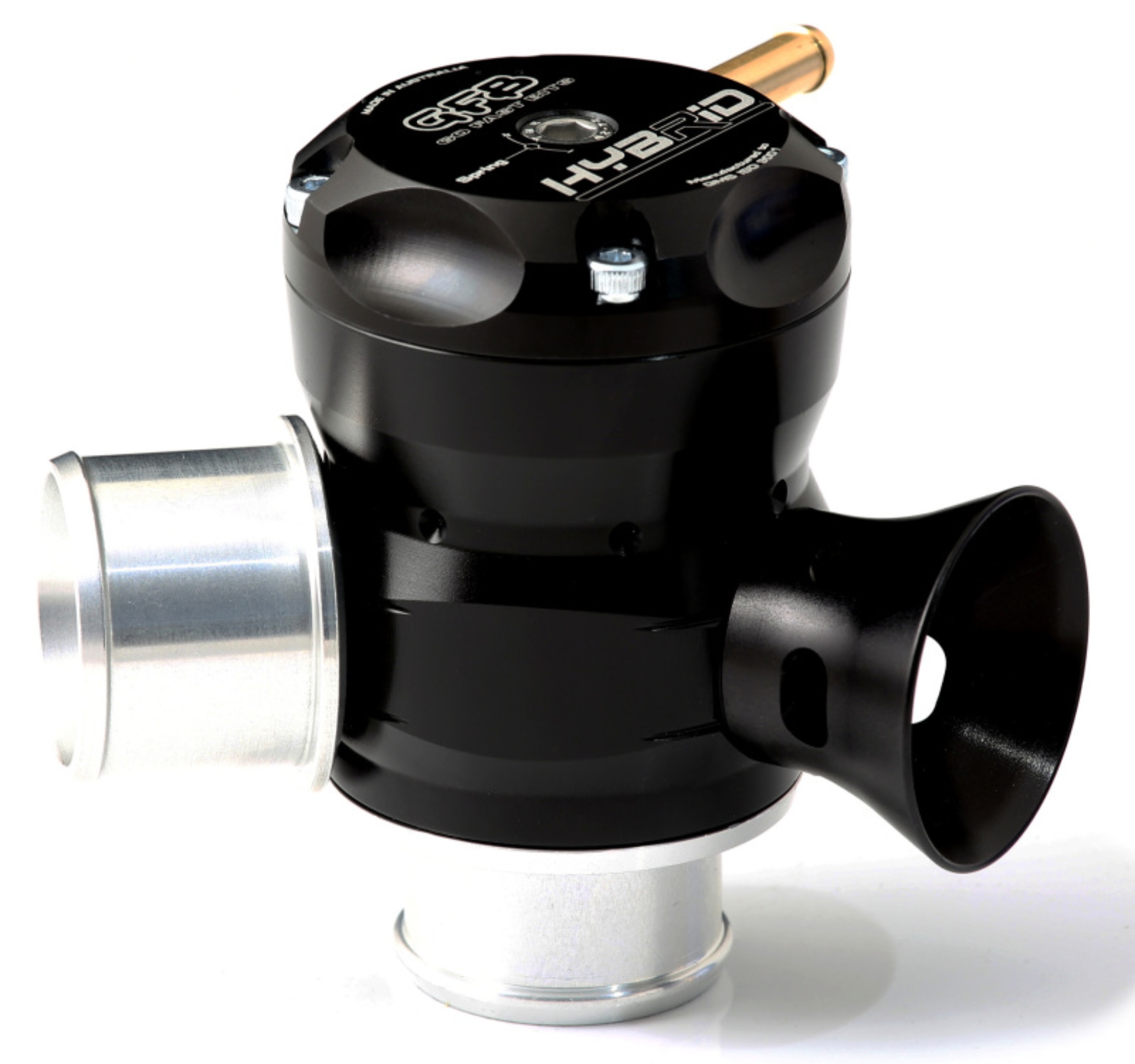 Picture of GFB HYBRID TMS Dual Port (33mm Inlet/Outlet) Mitsubishi EVO I-X