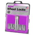 Picture of M12 x 1.5 Chrome Tuner Style Cone Seat Wheel Locks- 1.24 OAL