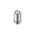 Picture of M12 x 1.5 Chrome Tuner Style Cone Seat Wheel Locks- 1.24 OAL