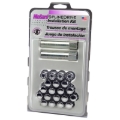 Picture of McGard SplineDrive Tuner 5 Lug Install Kit w/Locks & Tool (Cone) M12x1.5 / 13/16 Hex - Chrome (CS)