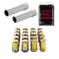 Picture of McGard SplineDrive Tuner 5 Lug Install Kit w/Locks & Tool (Cone) M12X1.5 / 13/16 Hex - Gold