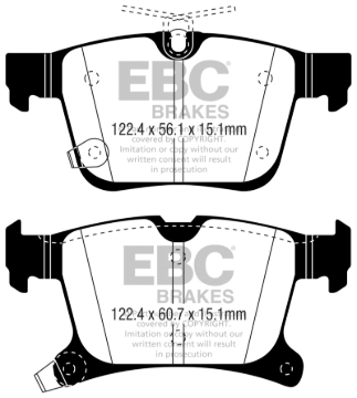 Picture of EBC 2016+ Chrysler Pacifica (RU) 3.6L Greenstuff Rear Brake Pads