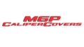 Picture of MGP 4 Caliper Covers Engraved Front & Rear Mopar Yellow Finish Black Char 2004 Chrysler Pacifica