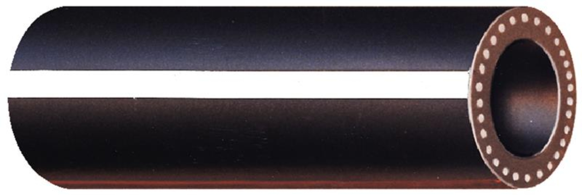 Picture of Gates 0.625in x 50 ft Safety Stripe Heater Hose - 60psi - Temp Range -40 to 257 Deg F