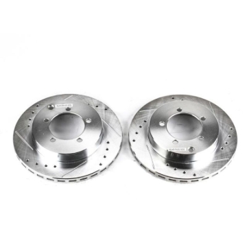 Picture of Power Stop 91-93 Dodge Stealth Rear Evolution Drilled & Slotted Rotors - Pair