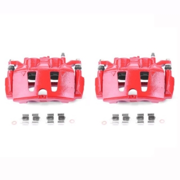 Picture of Power Stop 2017 Chrysler Pacifica Front Red Calipers w/Brackets - Pair