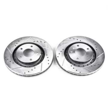 Picture of Power Stop 94-96 Dodge Stealth Front Evolution Drilled & Slotted Rotors - Pair