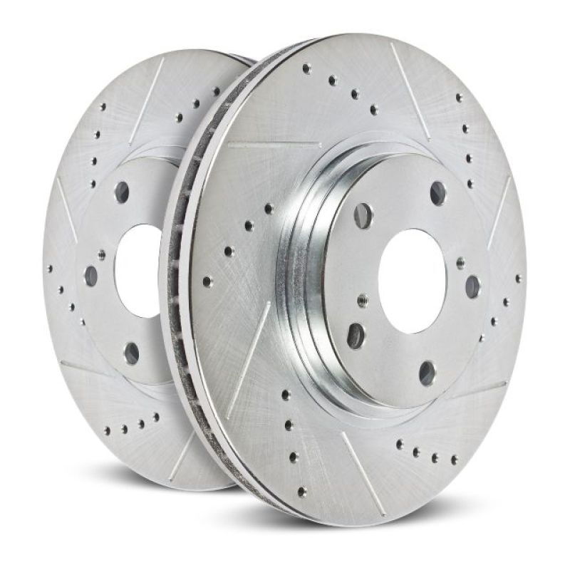 Picture of Power Stop 04-08 Chrysler Pacifica Front Evolution Drilled & Slotted Rotors - Pair