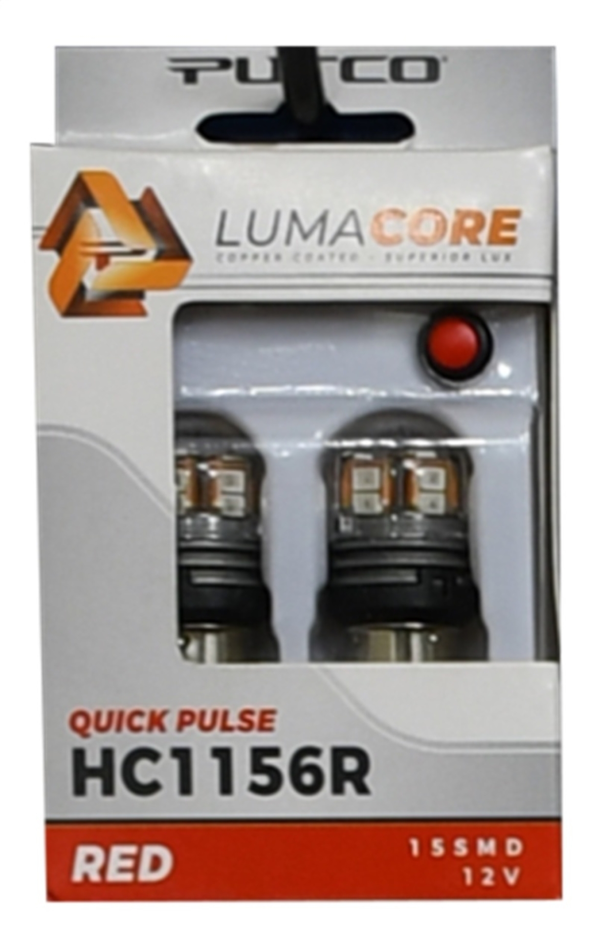 Picture of Putco LumaCore 1156 Red - Pair (x3 Strobe w/ Bright Stop)