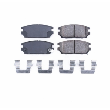 Picture of Power Stop 91-94 Dodge Stealth Rear Z17 Evolution Ceramic Brake Pads w/Hardware